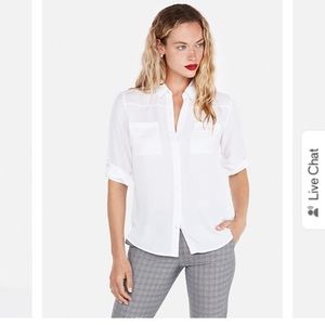 Express White Portofino Shirt